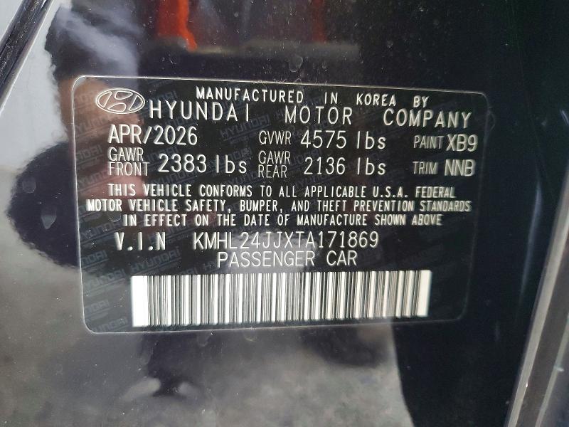 69350546 :رقم المزاد ، KMHL24JJXTA171869 vin ، 2026 Hyundai Sonata Hybrid مزاد بيع