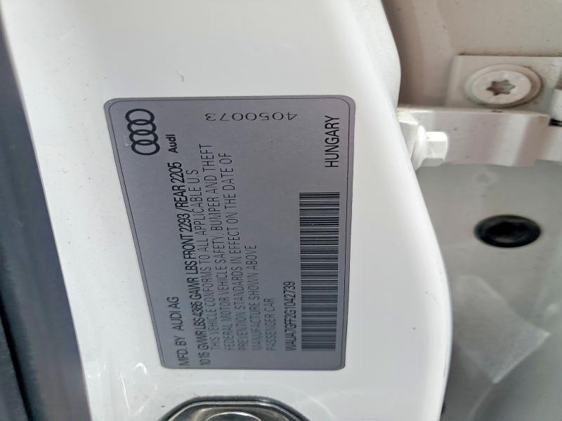 Aukcja sprzedaży 2016 Audi A3, vin: WAUA7GFF2G1042739, numer aukcji: 68829266