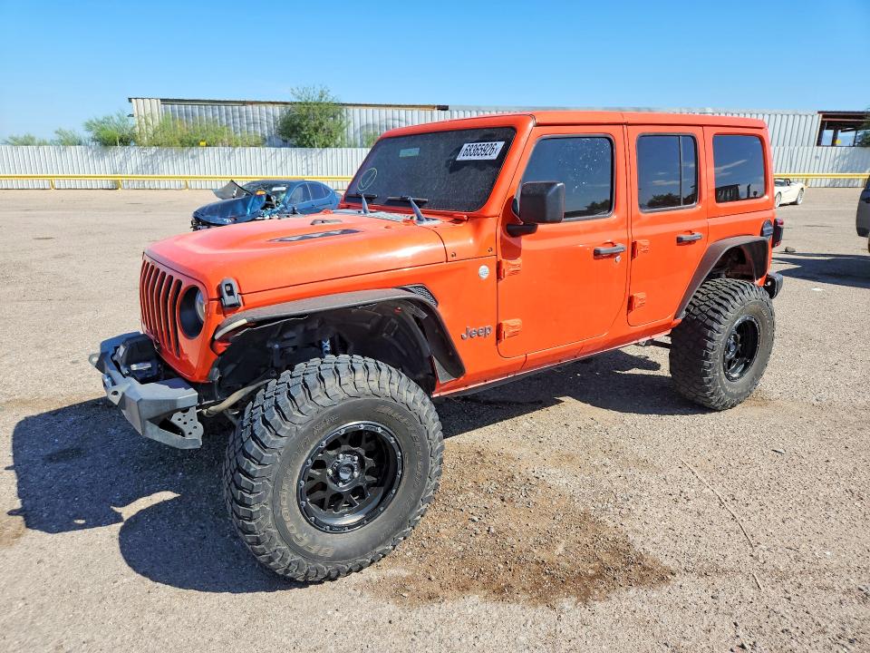 68365926 :رقم المزاد ، 1C4HJXEG6KW575511 vin ، 2019 Jeep Wrangler Unlimited مزاد بيع