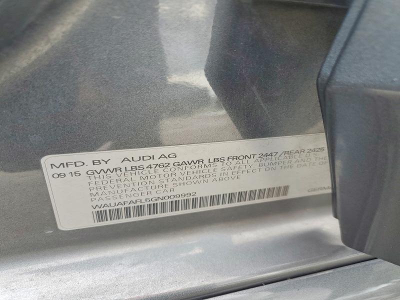 Aukcja sprzedaży 2016 Audi A4, vin: WAUAFAFL5GN009992, numer aukcji: 67638606