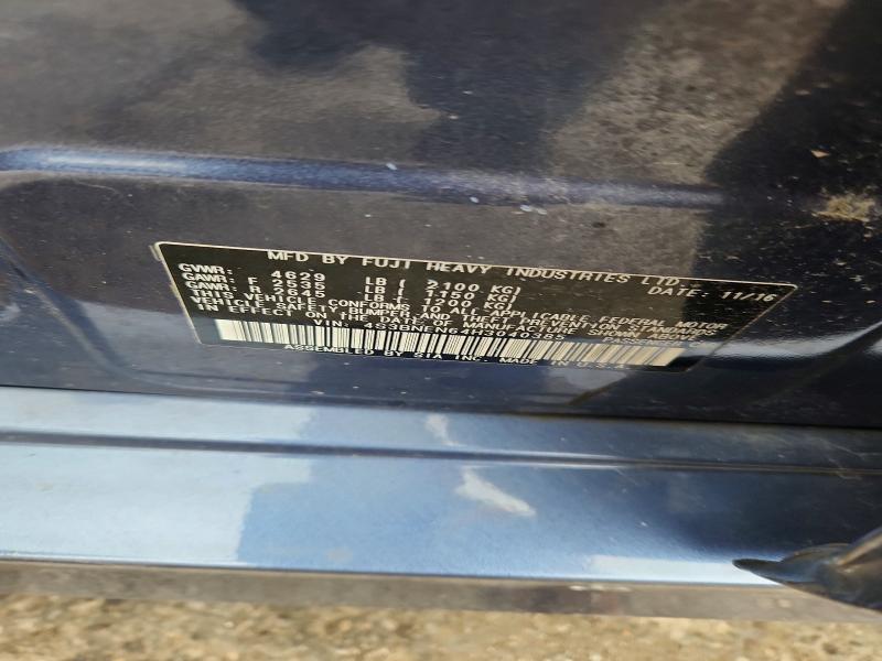 2017 Subaru Legacy მანქანა იყიდება აუქციონზე, vin: 4S3BNEN64H3040385, აუქციონის ნომერი: 69716826