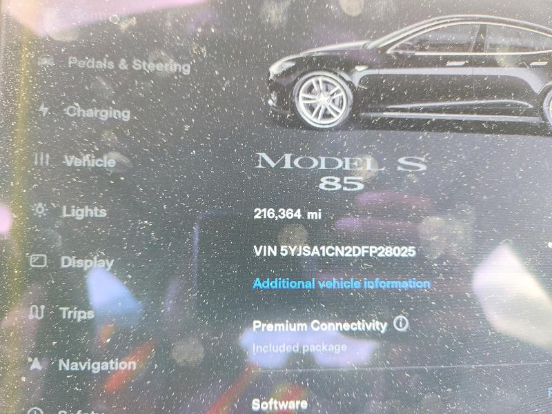 Aukcja sprzedaży 2013 Tesla Model S, vin: 5YJSA1CN2DFP28025, numer aukcji: 69409706