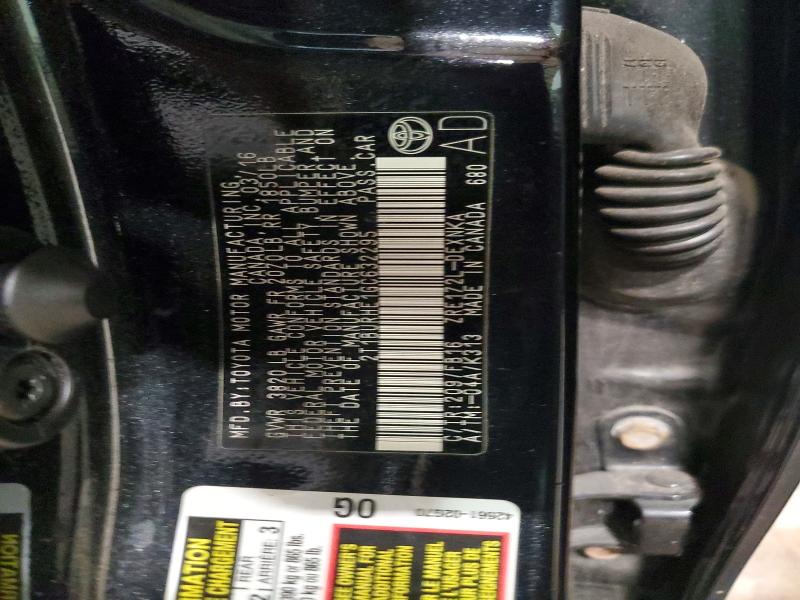 70060306 :رقم المزاد ، 2T1BURHE1GC632295 vin ، 2016 Toyota Corolla مزاد بيع