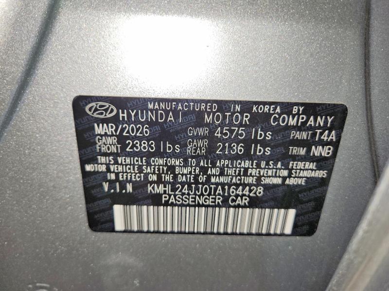 Aukcja sprzedaży 2026 Hyundai Sonata Hybrid, vin: KMHL24JJ0TA164428, numer aukcji: 71117616