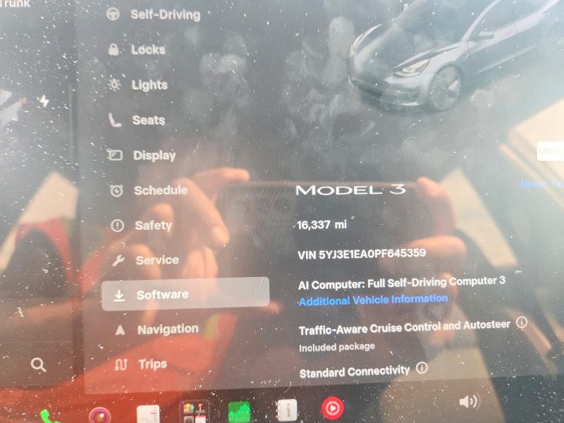 66306636 :رقم المزاد ، 5YJ3E1EA0PF645359 vin ، 2023 Tesla Model 3 مزاد بيع