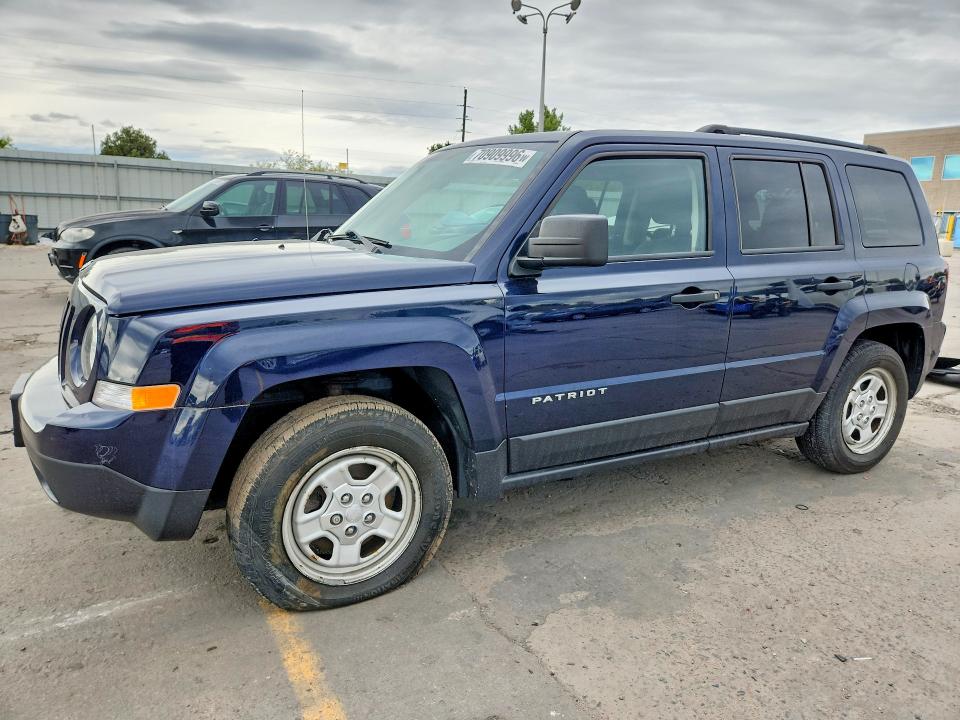 70909996 :رقم المزاد ، 1C4NJPBA0GD761308 vin ، 2016 Jeep Patriot مزاد بيع
