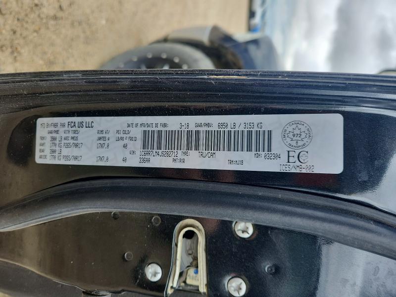 Продаж на аукціоні авто 2018 Ram 1500, vin: 1C6RR7LM4JS282712, номер лоту: 68570366