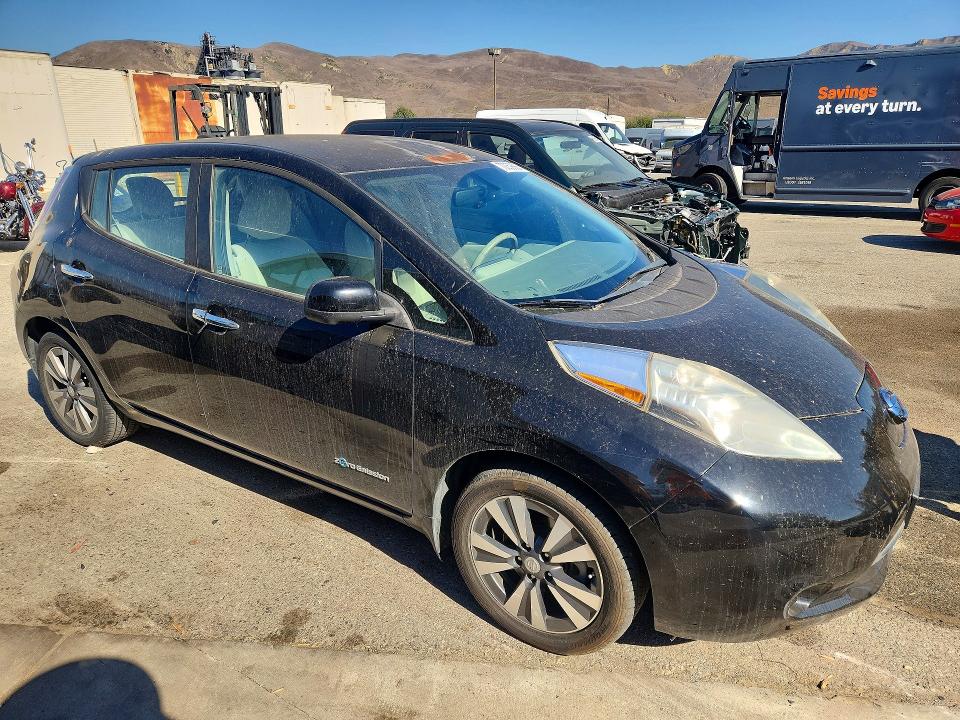 2015 Nissan Leaf მანქანა იყიდება აუქციონზე, vin: 1N4AZ0CP9FC322507, აუქციონის ნომერი: 70052866