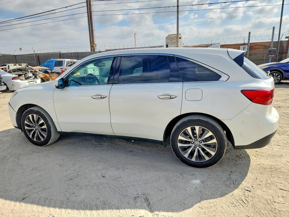 69822726 :رقم المزاد ، 5FRYD3H41FB003322 vin ، 2015 Acura Mdx مزاد بيع