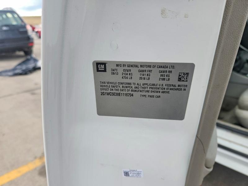 69984116 :رقم المزاد ، 2G1WC5E38E1116794 vin ، 2014 Chevrolet Impala Limited مزاد بيع