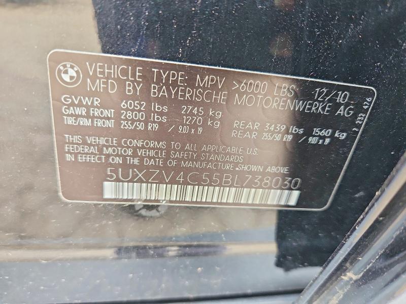 Продажа на аукционе авто 2011 Bmw X5, vin: 5UXZV4C55BL738030, номер лота: 71142526