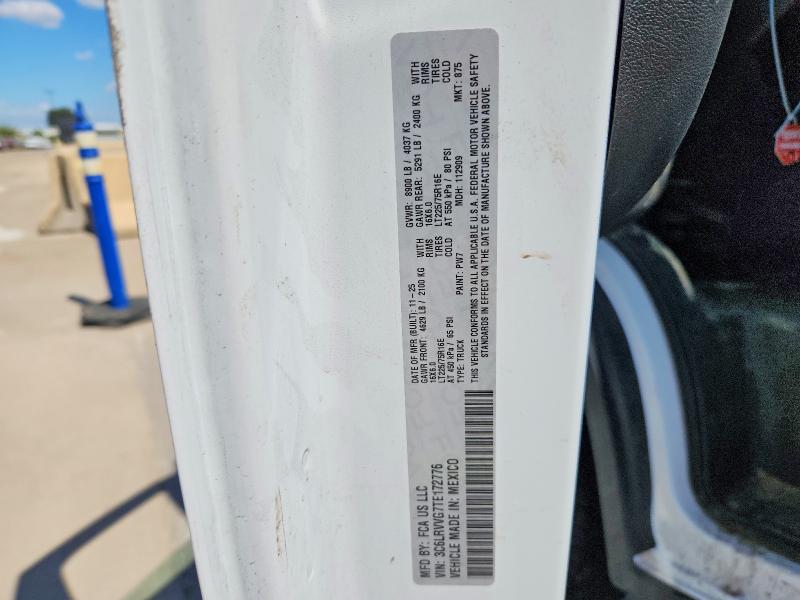 Продаж на аукціоні авто 2026 Ram Promaster 2500, vin: 3C6LRVVG7TE172776, номер лоту: 67354706