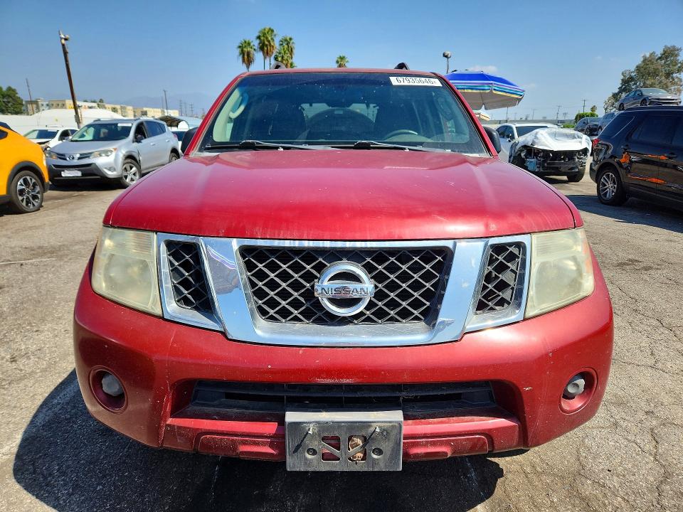 Продажа на аукционе авто 2008 Nissan Pathfinder, vin: 5N1AR18U18C645642, номер лота: 67935646