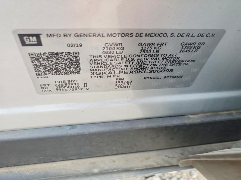 Aukcja sprzedaży 2019 Gmc Terrain, vin: 3GKALPEX9KL306098, numer aukcji: 69633736