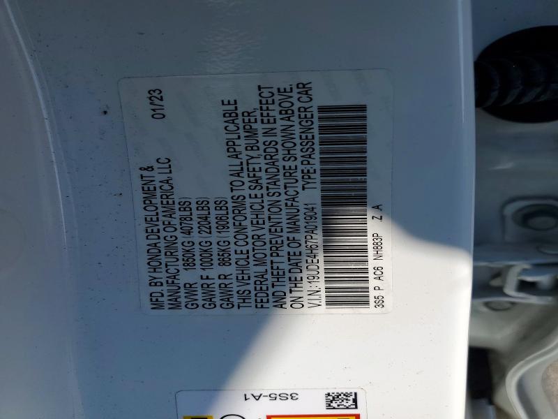 Aukcja sprzedaży 2023 Acura Integra, vin: 19UDE4H67PA019041, numer aukcji: 68079686