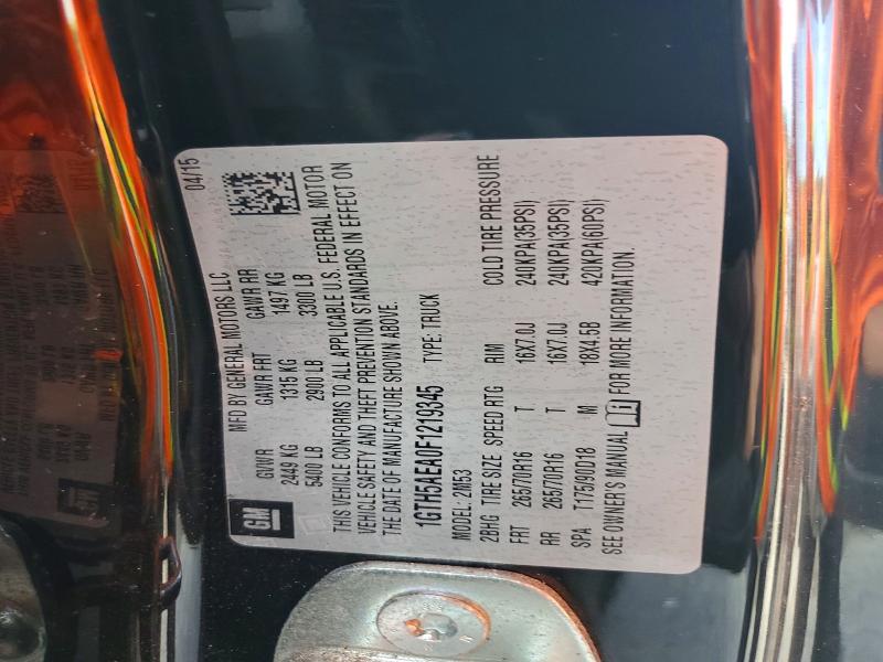 Aukcja sprzedaży 2015 Gmc Canyon, vin: 1GTH5AEA0F1219345, numer aukcji: 67636136