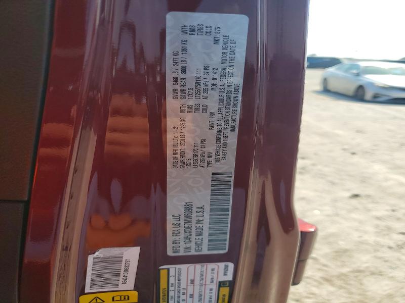 Aukcja sprzedaży 2021 Jeep Wrangler Unlimited, vin: 1C4HJXDG7MW609881, numer aukcji: 70046606