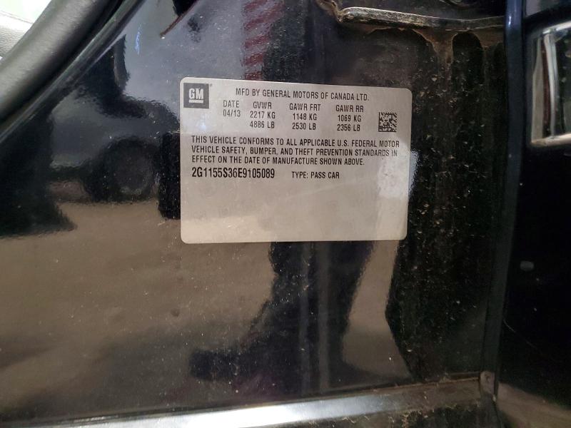 70254196 :رقم المزاد ، 2G1155S36E9105089 vin ، 2014 Chevrolet Impala مزاد بيع