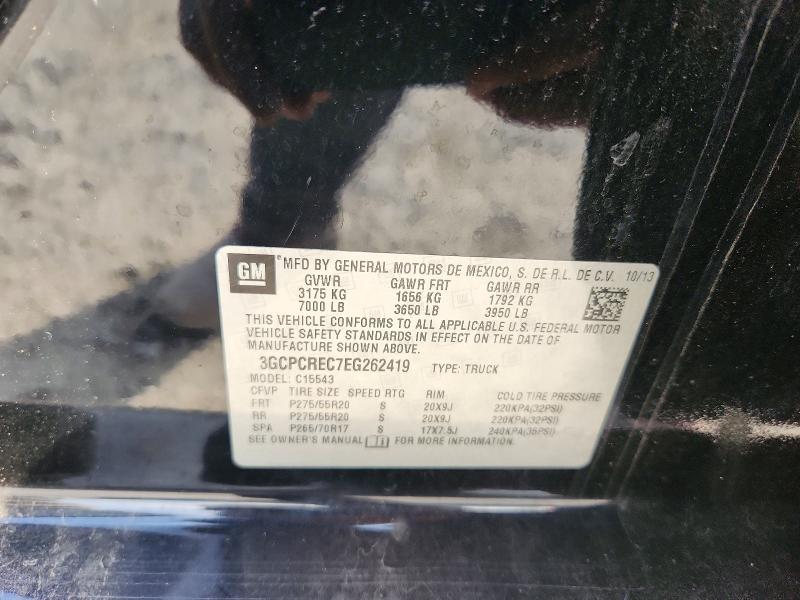 2014 Chevrolet Silverado მანქანა იყიდება აუქციონზე, vin: 3GCPCREC7EG262419, აუქციონის ნომერი: 66519796