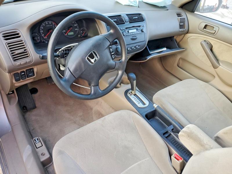 66110576 :رقم المزاد ، 2HGES26741H562899 vin ، 2001 Honda Civic مزاد بيع