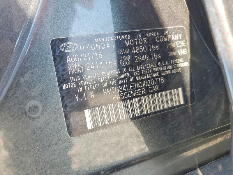 Aukcja sprzedaży 2019 Genesis G70, vin: KMTG34LE7KU020778, numer aukcji: 67353016
