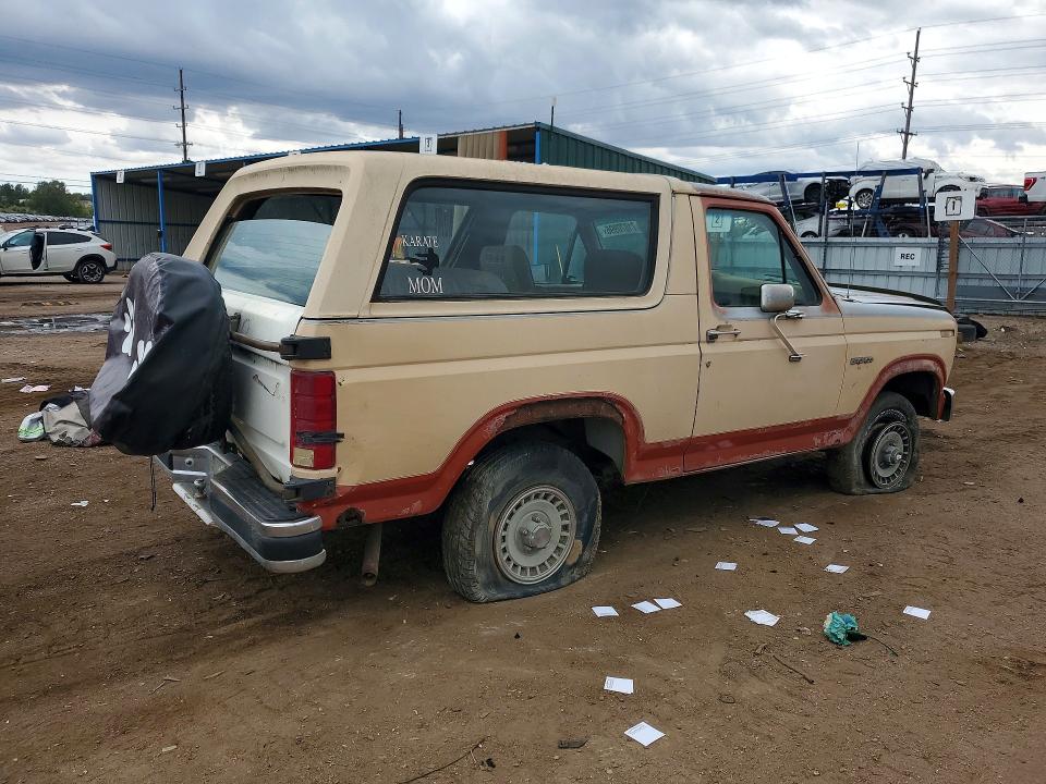 71070996 :رقم المزاد ، 1FMDU15N7FLA91240 vin ، 1985 Ford Bronco مزاد بيع