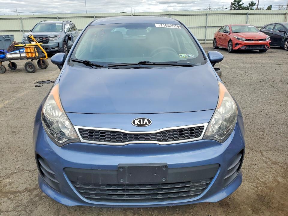2016 Kia Rio 5-door მანქანა იყიდება აუქციონზე, vin: KNADN5A39G6569541, აუქციონის ნომერი: 71063616