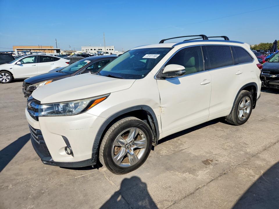 Продажа на аукционе авто 2018 Toyota Highlander, vin: 5TDYZRFH4JS237695, номер лота: 70101156