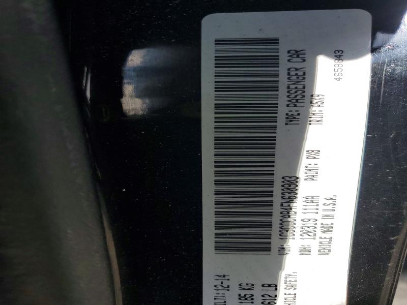 Aukcja sprzedaży 2015 Chrysler 200, vin: 1C3CCCAB4FN630903, numer aukcji: 68072286