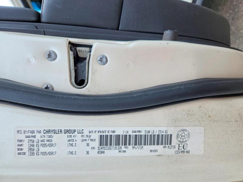 Продажа на аукционе авто 2014 Dodge Journey, vin: 3C4PDCCG5ET191339, номер лота: 70650696