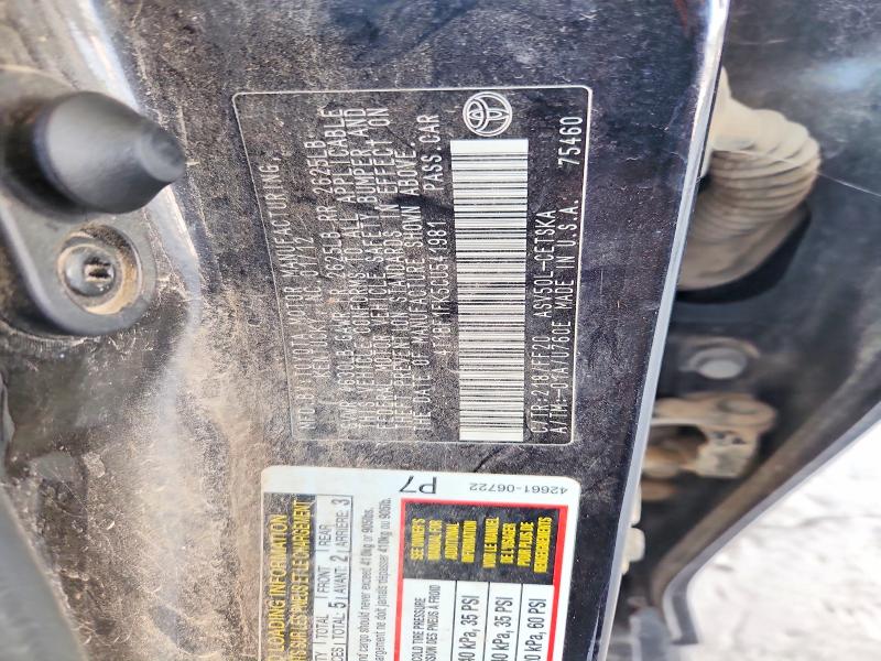 2012 Toyota Camry მანქანა იყიდება აუქციონზე, vin: 4T1BF1FK5CU541981, აუქციონის ნომერი: 68940196