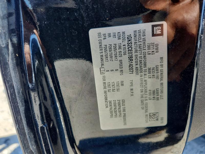 Продаж на аукціоні авто 2011 Gmc Yukon, vin: 1GKS2CE07BR142071, номер лоту: 68371446