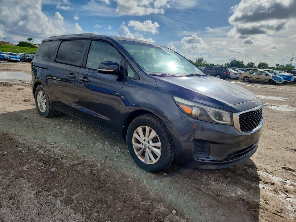 2016 Kia Sedona მანქანა იყიდება აუქციონზე, vin: KNDMB5C19G6159765, აუქციონის ნომერი: 68977546