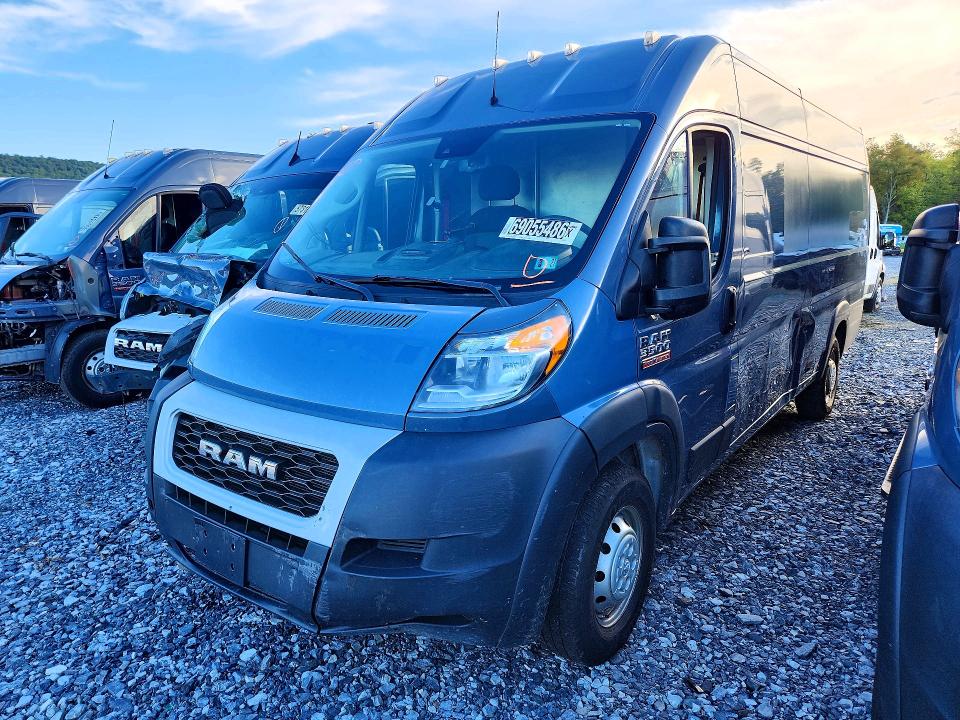 2021 Ram Promaster 3500 მანქანა იყიდება აუქციონზე, vin: 3C6MRVJG2ME550269, აუქციონის ნომერი: 69055486