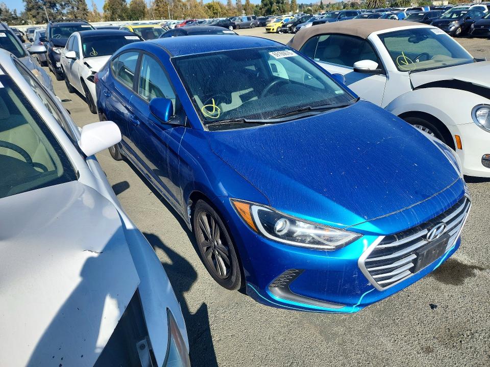 Продажа на аукционе авто 2018 Hyundai Elantra, vin: 5NPD84LF2JH336478, номер лота: 69160676