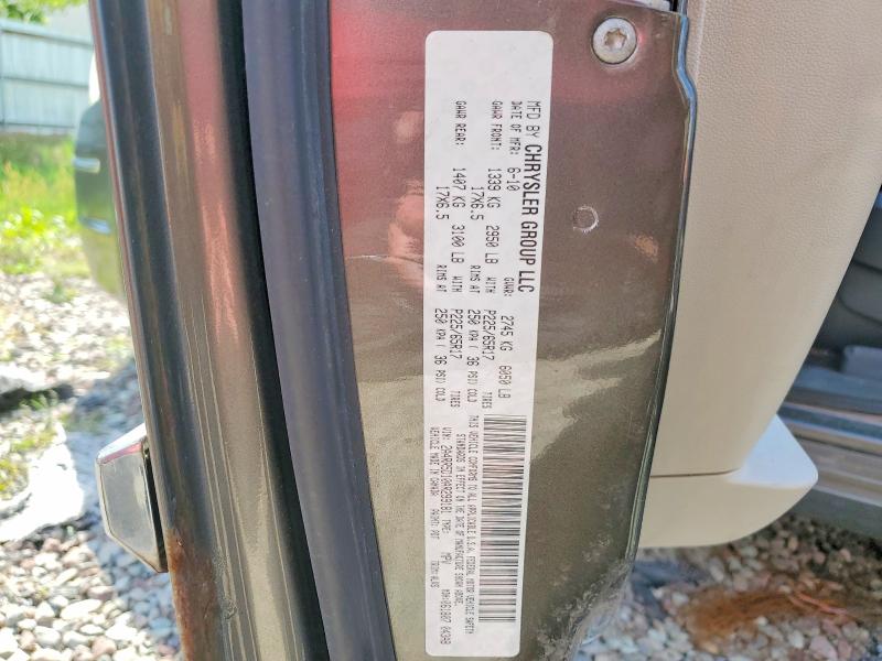 2010 Chrysler Town & Country მანქანა იყიდება აუქციონზე, vin: 2A4RR5D10AR299181, აუქციონის ნომერი: 66618396
