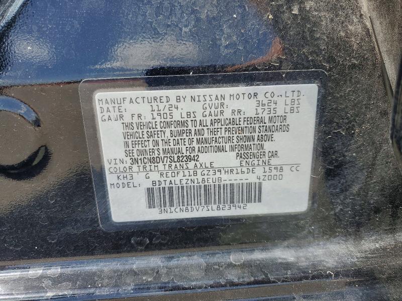 Продаж на аукціоні авто 2025 Nissan Versa, vin: 3N1CN8DV7SL823942, номер лоту: 69112496