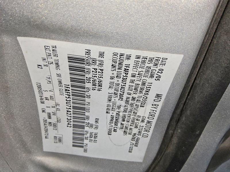 Продаж на аукціоні авто 2005 Ford Taurus, vin: 1FAFP53U75A273042, номер лоту: 67750176