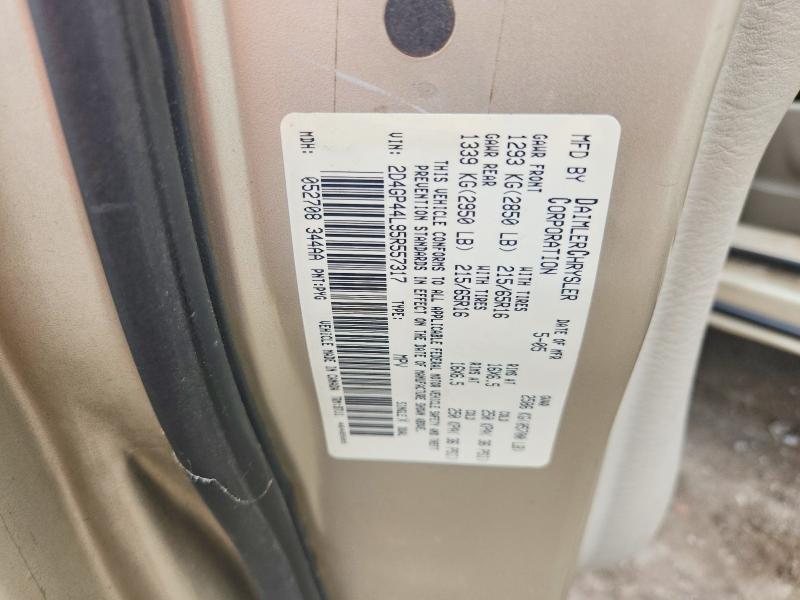 Продаж на аукціоні авто 2005 Dodge Grand Caravan, vin: 2D4GP44L95R557317, номер лоту: 69722926