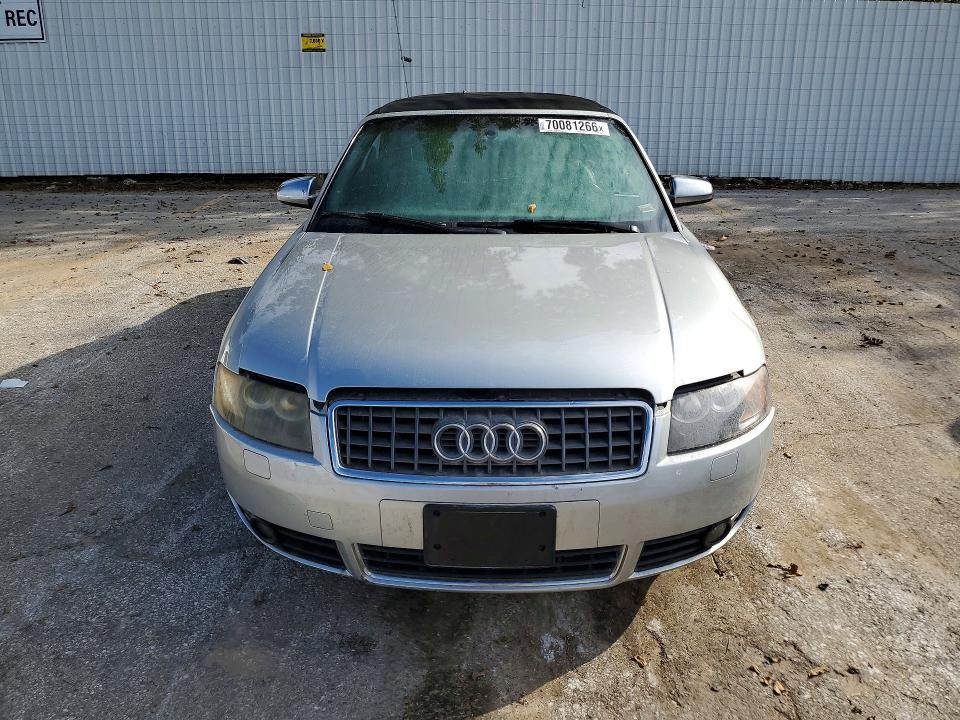 2005 Audi S4 მანქანა იყიდება აუქციონზე, vin: WUARL48H15K901991, აუქციონის ნომერი: 70081266