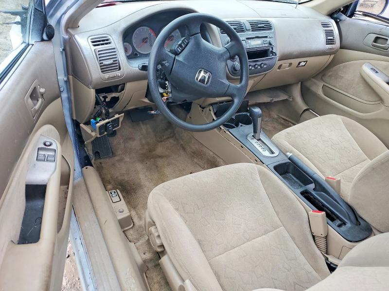 2002 Honda Civic მანქანა იყიდება აუქციონზე, vin: 1HGEM22922L081801, აუქციონის ნომერი: 70518536
