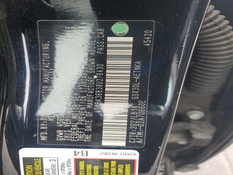 Aukcja sprzedaży 2008 Toyota Avalon, vin: 4T1BK36B38U276430, numer aukcji: 68873016