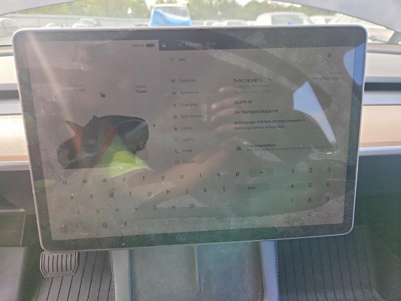 Aukcja sprzedaży 2024 Tesla Model Y, vin: 7SAYGDEE0RA261119, numer aukcji: 69432786