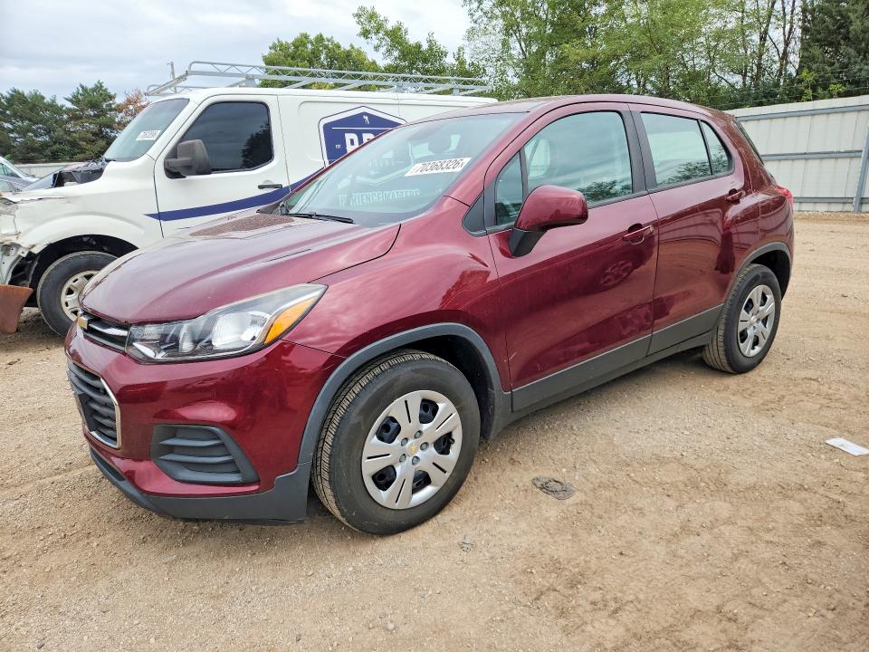 Aukcja sprzedaży 2017 Chevrolet Trax, vin: 3GNCJKSB4HL273176, numer aukcji: 70368326