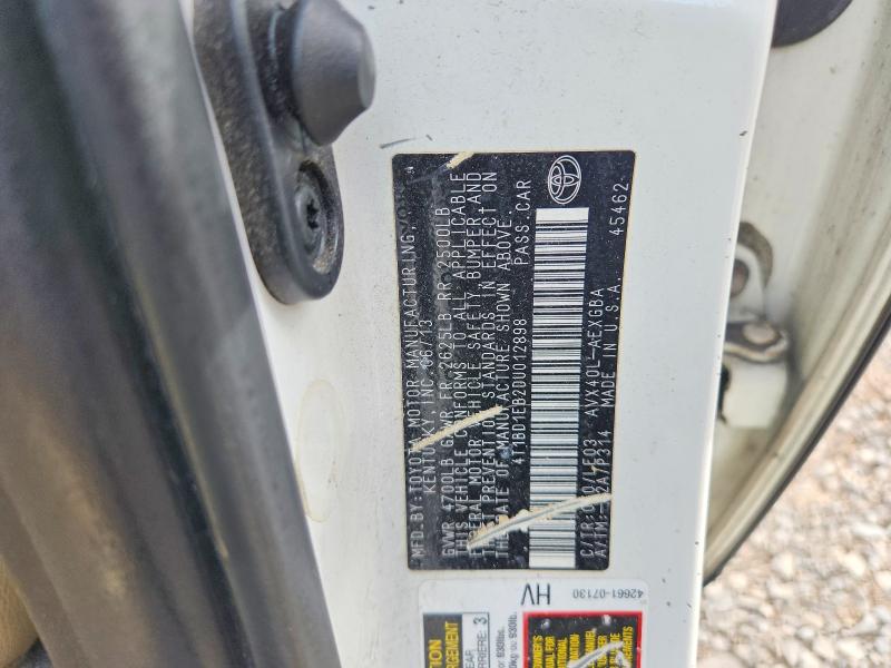 2013 Toyota Avalon Hybrid მანქანა იყიდება აუქციონზე, vin: 4T1BD1EB2DU012898, აუქციონის ნომერი: 70041526