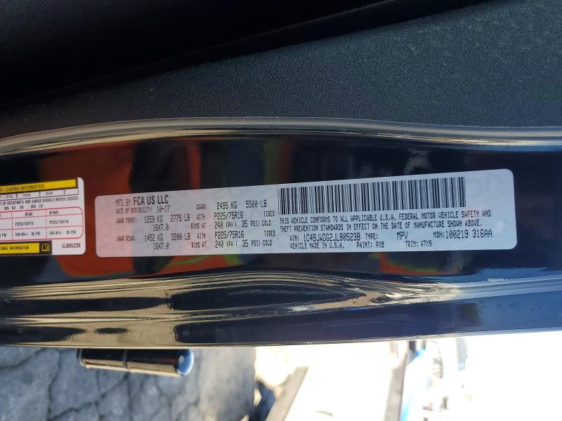 2018 Jeep Wrangler Unlimited მანქანა იყიდება აუქციონზე, vin: 1C4BJWDG2JL805238, აუქციონის ნომერი: 67165006