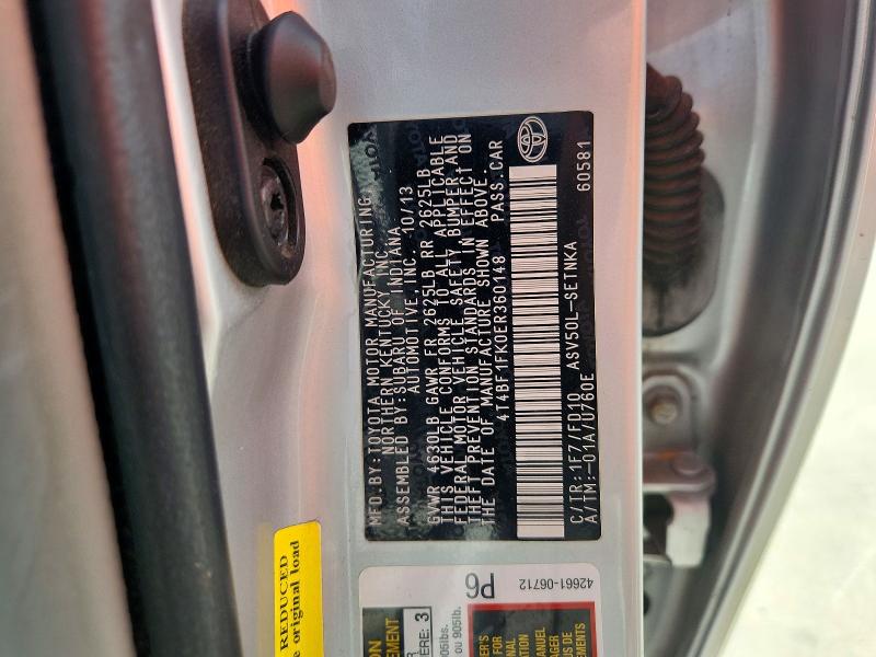 Aukcja sprzedaży 2014 Toyota Camry, vin: 4T4BF1FK0ER360148, numer aukcji: 70524086