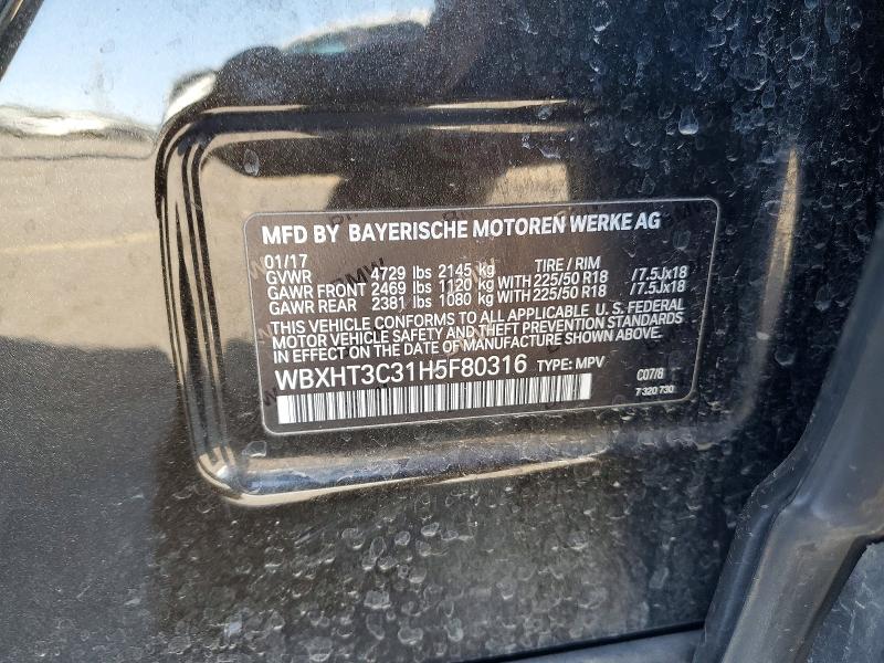 Aukcja sprzedaży 2017 Bmw X1, vin: WBXHT3C31H5F80316, numer aukcji: 68363856