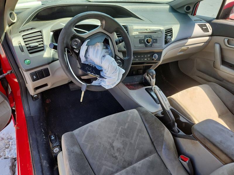 67473216 :رقم المزاد ، 2HGFG3B52CH519648 vin ، 2012 Honda Civic مزاد بيع