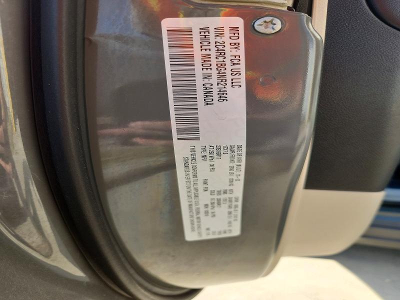 69406266 :رقم المزاد ، 2C4RC1BG4NR214646 vin ، 2022 Chrysler Pacifica مزاد بيع